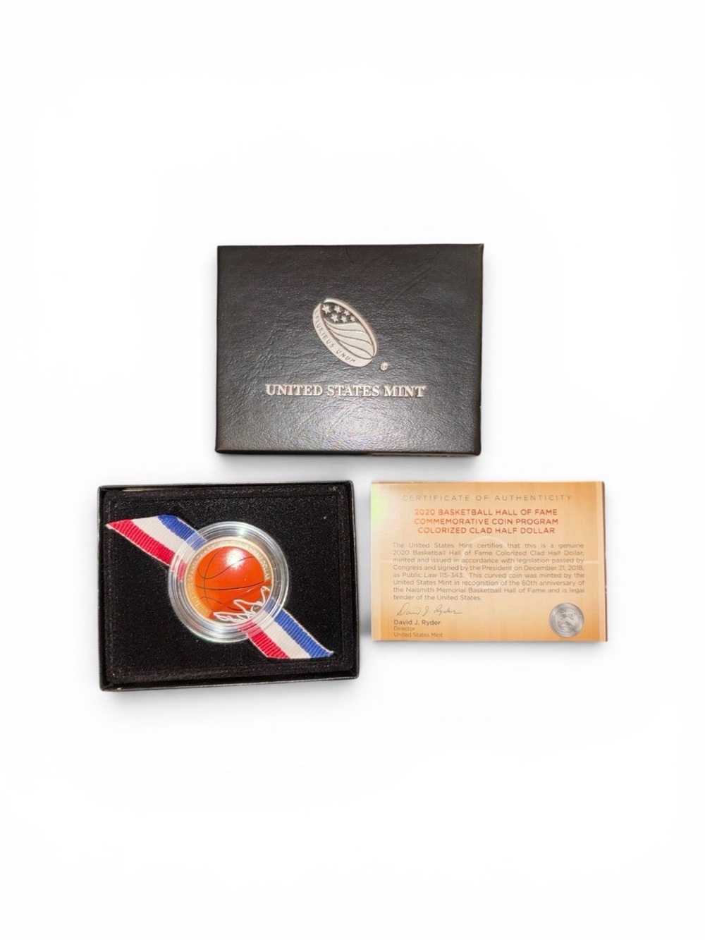 2020 Basketball Hall of Fame Commemorative 50C U.S. Mint Uncirculated Coin